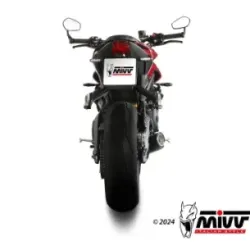 Escape completo Triumph Street Triple 765 R - RS 2023-2024 MIVV X-M5 Black T.027.SC5B - vista 3