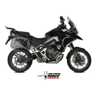 Escape Triumph Tiger 1200 GT - Rally 2021-2025 MIVV Dakar Black T.023.LDKB - vista 1