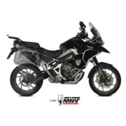 Escape Triumph Tiger 1200 GT - Rally 2021-2025 MIVV Dakar Black T.023.LDKB - vista 1