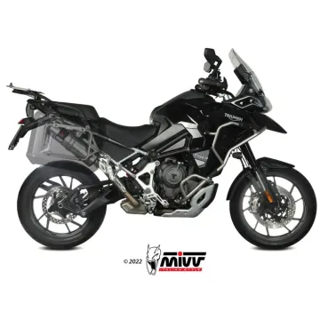 Escape Triumph Tiger 1200 GT - Rally 2021-2025 MIVV Dakar Inox T.023.LDKX - vista 1
