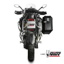 Escape Triumph Tiger 1200 GT - Rally 2021-2025 MIVV Dakar Inox T.023.LDKX - vista 3