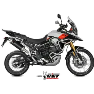 Escape Triumph Tiger 900 2024-2025 MIVV Dakar Black T.028.LEKB - vista 1