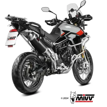 Escape Triumph Tiger 900 2024-2025 MIVV Dakar Black T.028.LEKB - vista 2