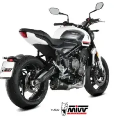 Escape completo Triumph Trident 660 2021-2024 MIVV Delta Race Black T.022.LDRB - vista 2