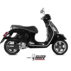 Escape Vespa GTS 300 2008-2020 MIVV Mover Black MV.PG.0002.LV - vista 1