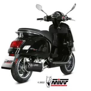 Escape Vespa GTS 300 2021-2024 MIVV Mover Black MV.PG.0008.LV - vista 1 2