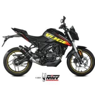 Escape completo Voge Brivido 125R 2023-2024 MIVV GP Black copa Carbono VO.002.LXBC - vista 1