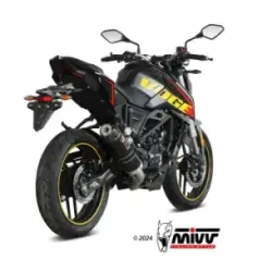Escape completo Voge Brivido 125R 2023-2024 MIVV GP Black copa Carbono VO.002.LXBC - vista 2