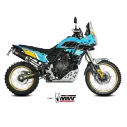 Escape Yamaha Ténéré 700 2019-2025 MIVV Dakar Black Y.064.LDKB - vista 1