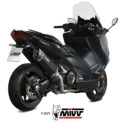 Escape completo Yamaha T-Max 560 2020-2021 MIVV SR-1 Black Titanio Y.061.LR1TB - vista 2