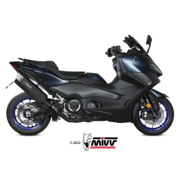 Escape completo Yamaha T-Max 560 2022-2024 MIVV SR-1 Black colectores negros Y.073.LR1XBN - vista 1