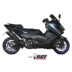 Escape completo Yamaha T-Max 560 2022-2024 MIVV SR-1 Black colectores negros Y.073.LR1XBN - vista 1