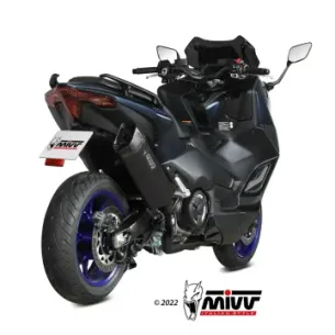 Escape completo Yamaha T-Max 560 2022-2024 MIVV SR-1 Black colectores negros Y.073.LR1XBN - vista 1 2