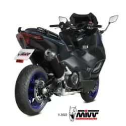 Escape completo Yamaha T-Max 560 2022-2024 MIVV Oval Black copa Carbono Y.073.LVC - vista 2