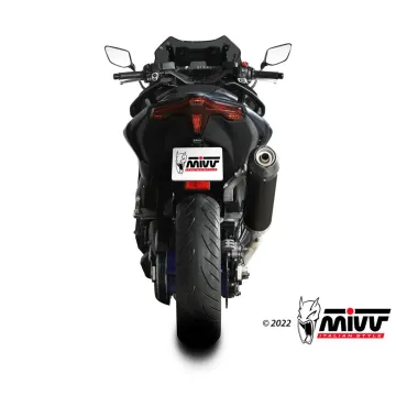 Escape completo Yamaha T-Max 560 2022-2024 MIVV Oval Black copa Carbono Y.073.LVC - vista 3