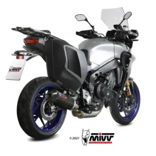 Escape completo Yamaha Tracer 9 - GT 2021-2024 MIVV Oval Carbono copa Carbono Y.069.L3C - vista 1 2