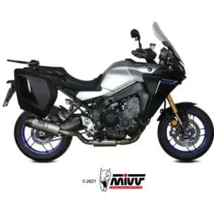 Escape completo Yamaha Tracer 9 - GT 2021-2024 MIVV Oval Titanio copa Carbono Y.069.L4C - vista 1