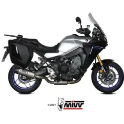 Escape completo Yamaha Tracer 9 - GT 2021-2024 MIVV Oval Titanio copa Carbono Y.069.L4C - vista 1