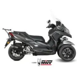 Escape Yamaha Tricity 300 2021-2024 MIVV Mover Black MV.YA.0008.LV - vista 1
