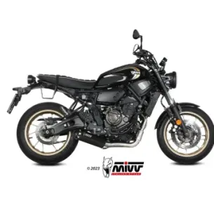 Escape completo Yamaha XSR 700 2021-2024 MIVV HR-1 Black copa Aluminio Y.077.LH1BA - vista 1