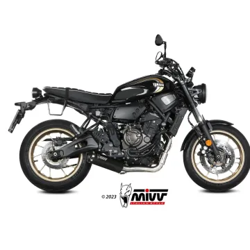 Escape completo Yamaha XSR 700 2021-2024 MIVV HR-1 Black copa Aluminio Y.077.LH1BA - vista 1