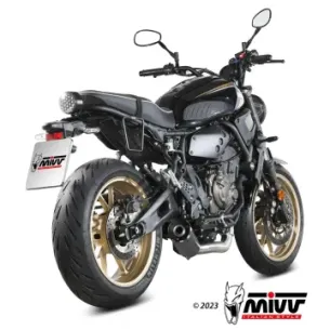 Escape completo Yamaha XSR 700 2021-2024 MIVV HR-1 Black copa Aluminio Y.077.LH1BA - vista 1 2