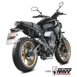 Escape completo Yamaha XSR 700 2021-2024 MIVV HR-1 Black copa Aluminio Y.077.LH1BA - vista 2