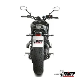 Escape completo Yamaha XSR 700 2021-2024 MIVV HR-1 Black copa Aluminio Y.077.LH1BA - vista 3