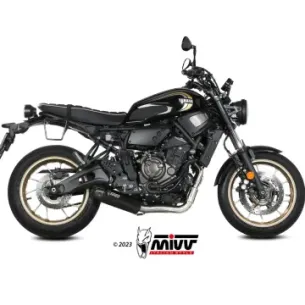 Escape completo Yamaha XSR 700 2021-2024 MIVV HR-1 Black copa Carbono Y.077.LH1BG - vista 1
