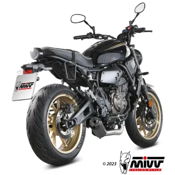 Escape completo Yamaha XSR 700 2021-2024 MIVV HR-1 Black copa Carbono Y.077.LH1BG - vista 2