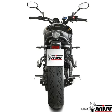 Escape completo Yamaha XSR 700 2021-2024 MIVV HR-1 Black copa Carbono Y.077.LH1BG - vista 3