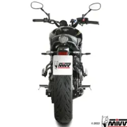 Escape completo Yamaha XSR 700 2021-2024 MIVV HR-1 Black copa Carbono Y.077.LH1BG - vista 3