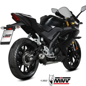 Escape completo Yamaha YZF-R 125 2019-2024 MIVV X-M1 Black Y.067.LC4B - vista 2