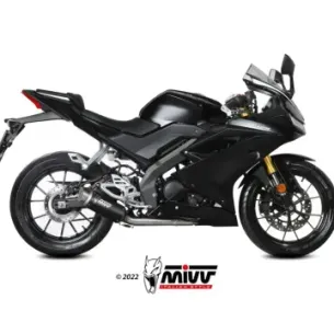 Escape completo Yamaha YZF-R 125 2019-2024 MIVV GP Pro Black Y.067.LXBP - vista 1