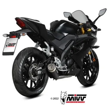 Escape completo Yamaha YZF-R 125 2019-2024 MIVV GP Pro Black Y.067.LXBP - vista 2
