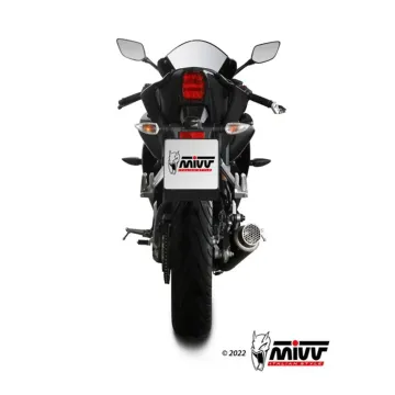 Escape completo Yamaha YZF-R 125 2019-2024 MIVV GP Pro Black Y.067.LXBP - vista 3