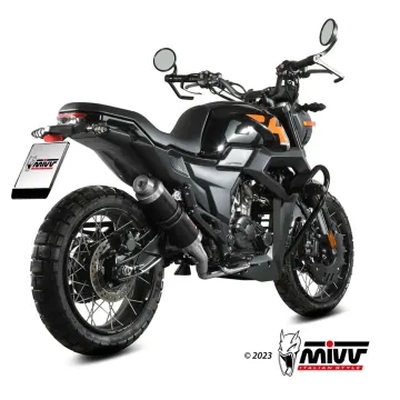 Escape completo Zontes GK 125 2021-2024 MIVV GP Black Z.003.LXB - vista 2
