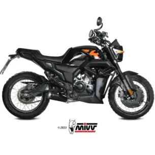 Escape completo Zontes GK 125 2021-2024 MIVV X-M1 Black Z.004.SC4B - vista 1