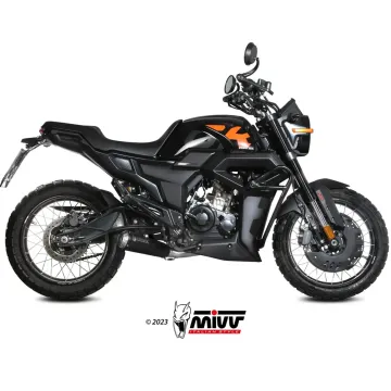 Escape completo Zontes GK 125 2021-2024 MIVV X-M1 Black Z.004.SC4B - vista 1