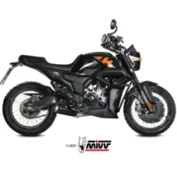 Escape completo Zontes GK 125 2021-2024 MIVV X-M1 Black Z.004.SC4B - vista 1