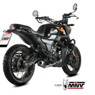 Escape completo Zontes GK 125 2021-2024 MIVV X-M1 Black Z.004.SC4B - vista 1 2