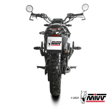 Escape completo Zontes GK 125 2021-2024 MIVV X-M1 Black Z.004.SC4B - vista 3