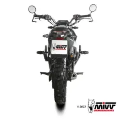 Escape completo Zontes GK 125 2021-2024 MIVV X-M1 Black Z.004.SC4B - vista 3