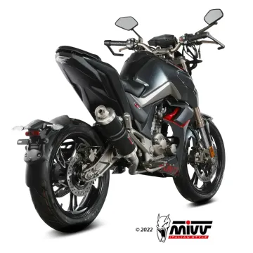 Escape completo Zontes U 125 2021-2024 MIVV GP Black Z.001.LXB - vista 2