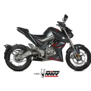 Escape completo Zontes U 125 2021-2024 MIVV X-M1 Black Z.002.SC4B - vista 1
