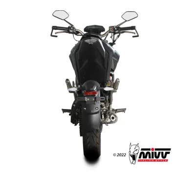 Escape completo Zontes U 125 2021-2024 MIVV X-M1 Black Z.002.SC4B - vista 3
