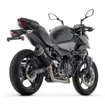 Escape Arrow Kawasaki Ninja 500 2024-2025 Indy Race Dark Aluminio copa Carbono 71967AKN - vista 1