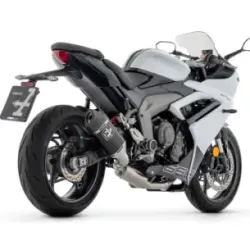 Escape completo Arrow Triumph Daytona 660 2024-2025 Veloce Dark Aluminio - vista 2