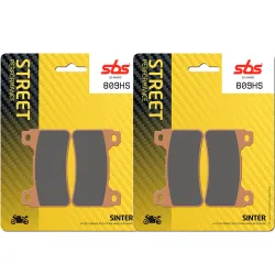 Juego pastillas de freno SBS Street sinterizadas Honda CB - CBR 1000 P809HS