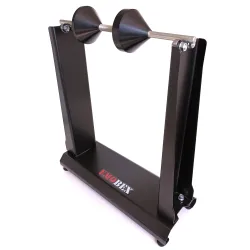 Equilibradora manual de ruedas de moto para ejes monobrazo o gran diametro otro lado